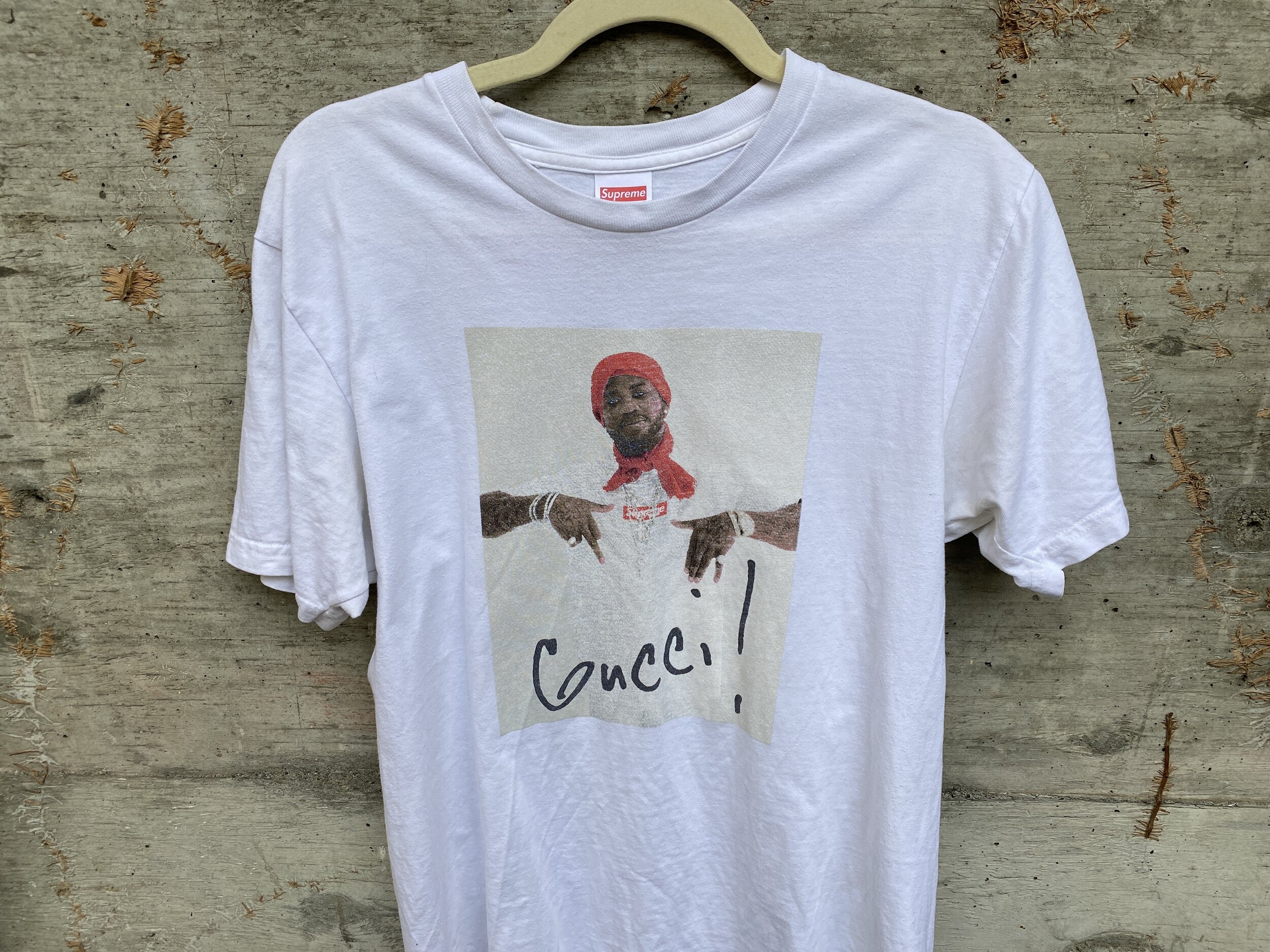 supreme gucci mane Supreme Gucci Mane Tee Shirt Yellow XL FW16
